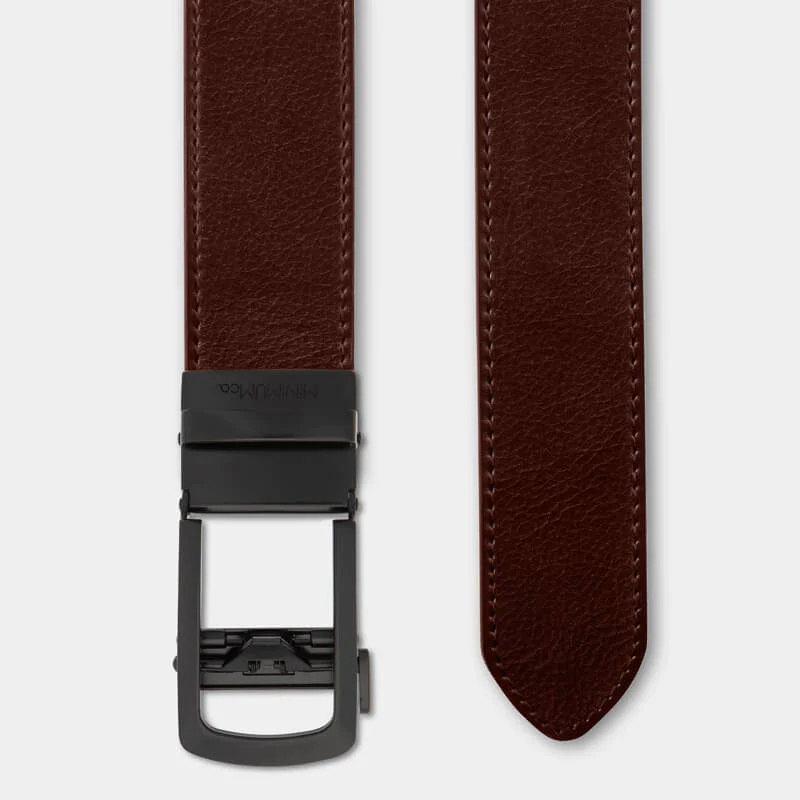 Black | Full Grain Leather Belt - Image 3