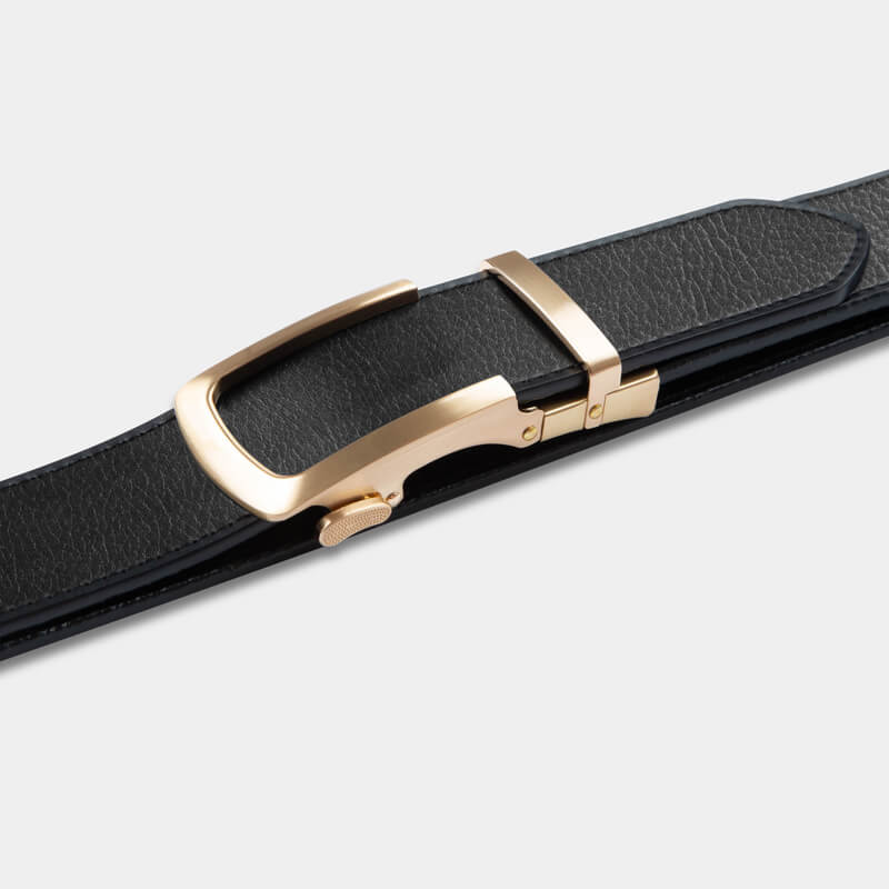 Gold | Full Grain Leather Belt - Image 2