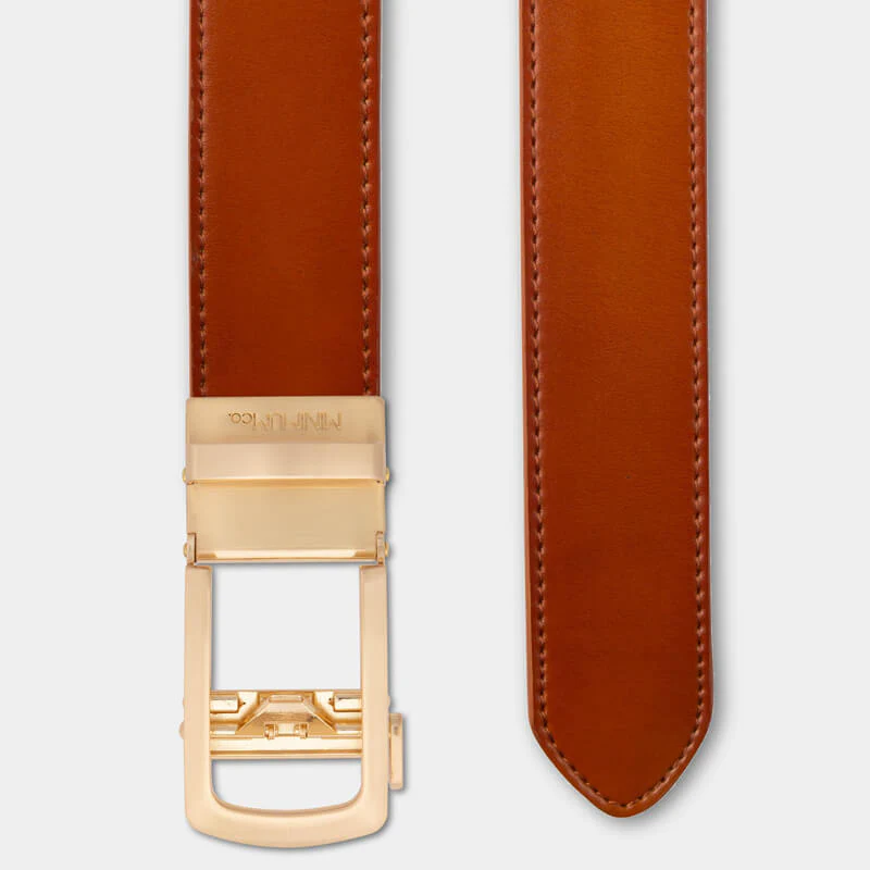Gold | Genuine Leather Belt - Image 5