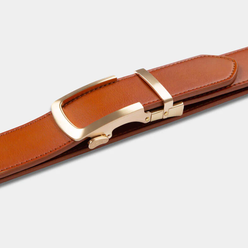 Gold | Genuine Leather Belt - Image 6