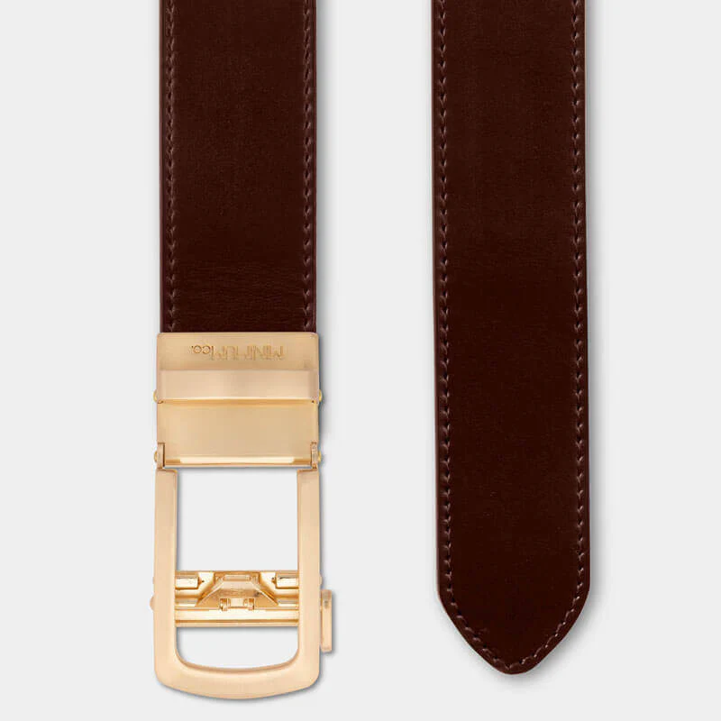 Gold | Genuine Leather Belt - Image 7