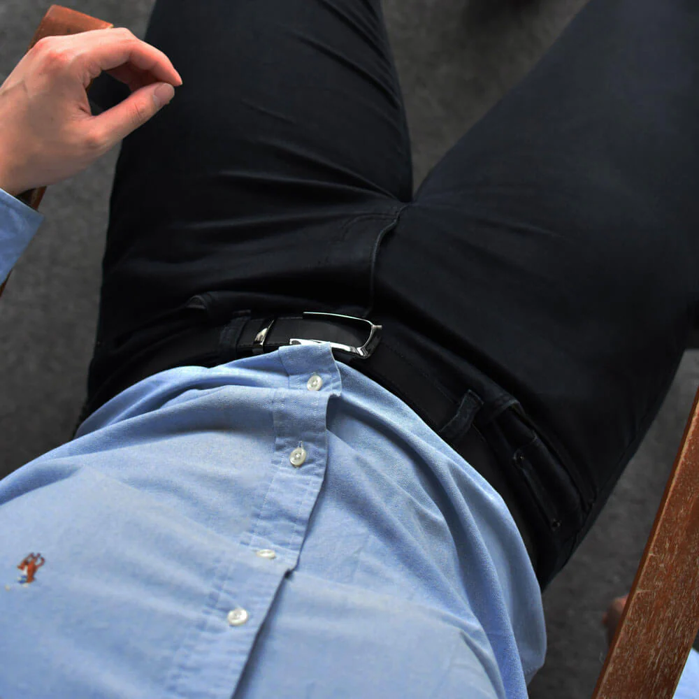 Gunmetal | Genuine Leather Belt - Image 4