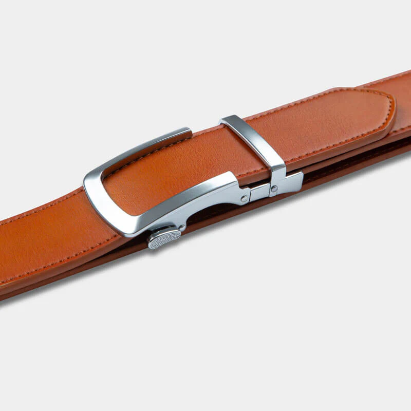 Matte Silver | Genuine Leather Belt - Image 7