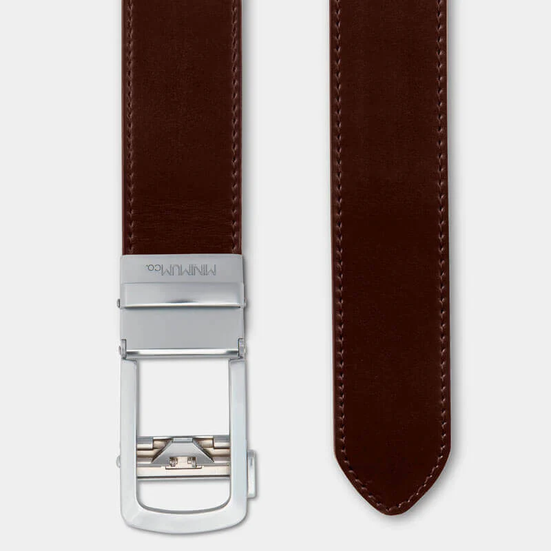 Matte Silver | Genuine Leather Belt - Image 8
