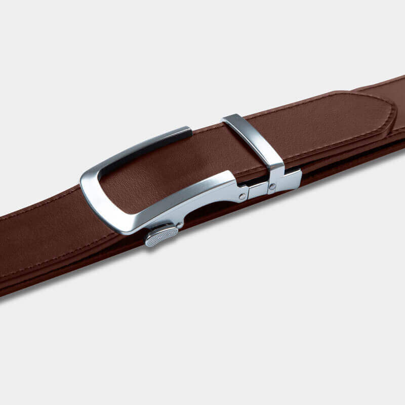 Matte Silver | Genuine Leather Belt - Image 9