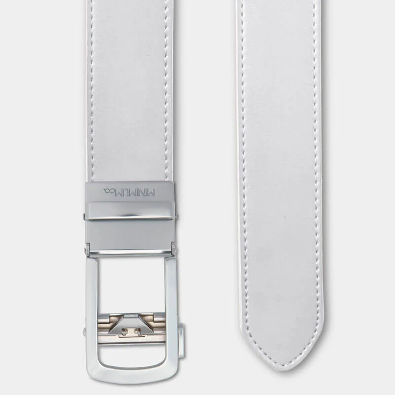 White Genuine Leather Belt - Image 9